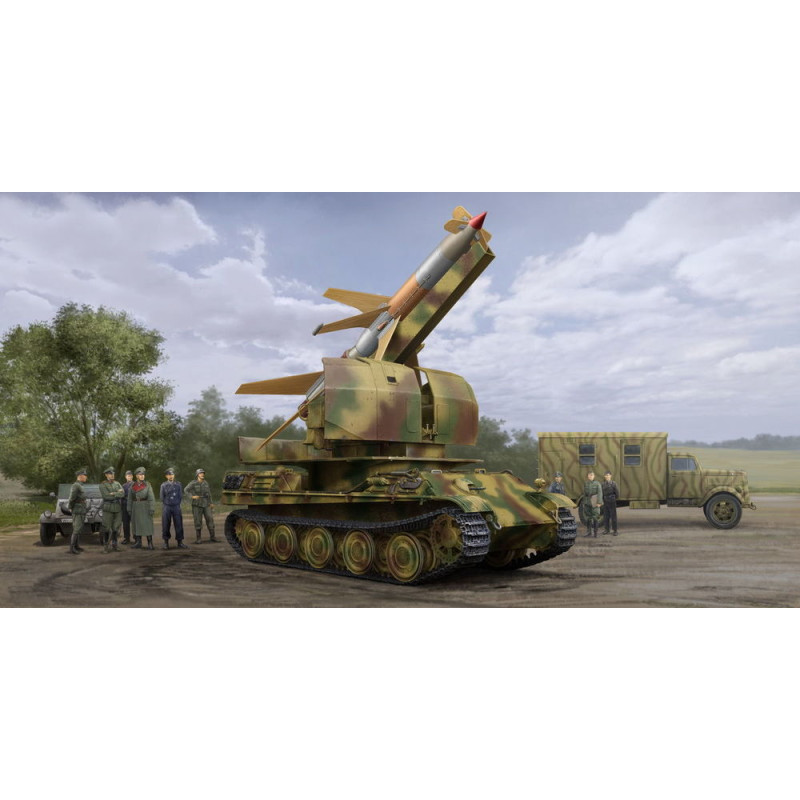 Flakpanther avec Flakrakete Rheintochter I de 8,8 cm - 1/35 - TRUMPETER 09532