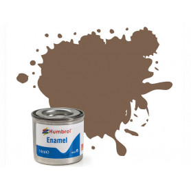 Humbrol 29 - Dark earth matt (terre foncée mat) - peinture enamel 14ml AA0312