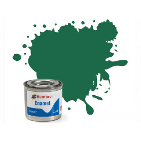 Humbrol 30 - Dark green matt (vert foncé mat) - peinture enamel 14ml AA0326