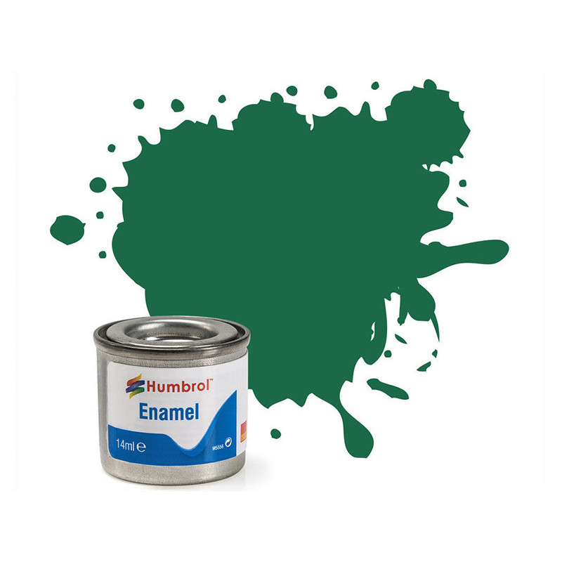 Humbrol 30 - Dark green matt (vert foncé mat) - peinture enamel 14ml AA0326