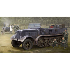 Tracteur d'artillerie semi-chenillé Sd.Kfz.8(DB9) - 1/35 - TRUMPETER 09538