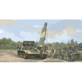 Véhicule de dépannage blindé russe BREM-1M - 1/35 - TRUMPETER 09554