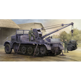 Tracteur lourd de 18 tonnes avec grue Billstein de 6 - 1/35 - TRUMPETER 09576