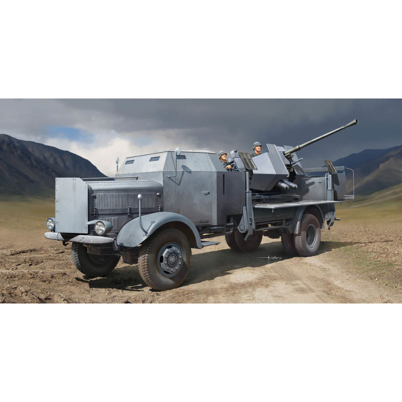 L4500A avec Flak 37 de 3,7 cm - 1/35 - TRUMPETER 09593