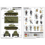 Char à tourelle simplifiée KV-1 1942 avec équipage - 1/35 - TRUMPETER 09597