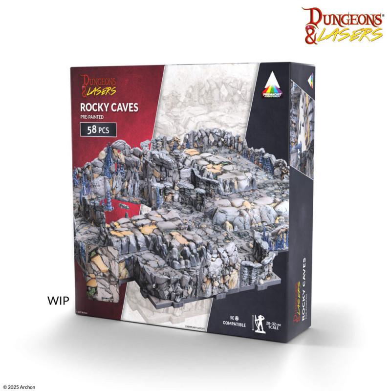 Grottes rocheuses : pré-peintes - ARCHON STUDIO DNL0124