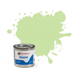 Humbrol 36 - Matt pastel green (vert pastel mat) - peinture enamel 14ml AA0036