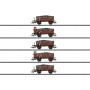 Set de wagons pour le transport de charbon DB ép. V 3 rails - HO 1/87 - MARKLIN 46047
