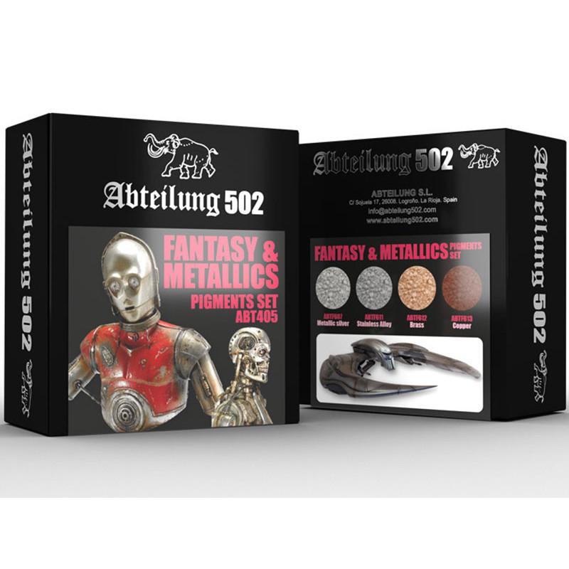 Set de pigments Fantaisie et métallisé - ABTEILUNG 502 ABT405