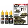 Set de départ teintes camouflage russe WWII - MIG jimenez AMMO 7136