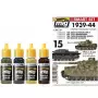 Set de départ couleurs allemandes standard WWII - MIG jimenez AMMO 7148