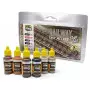 Set de peinture teintes ferroviaires - MIG jimenez AMMO 7471