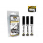 Oilbrusher Set metal nu - bare metal peinture à l'huile avec applicateur - MIG jimenez AMMO 7508