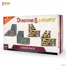 Pack d'extension Donjons et Lasers : Escaliers - ARCHON STUDIO DNL0038