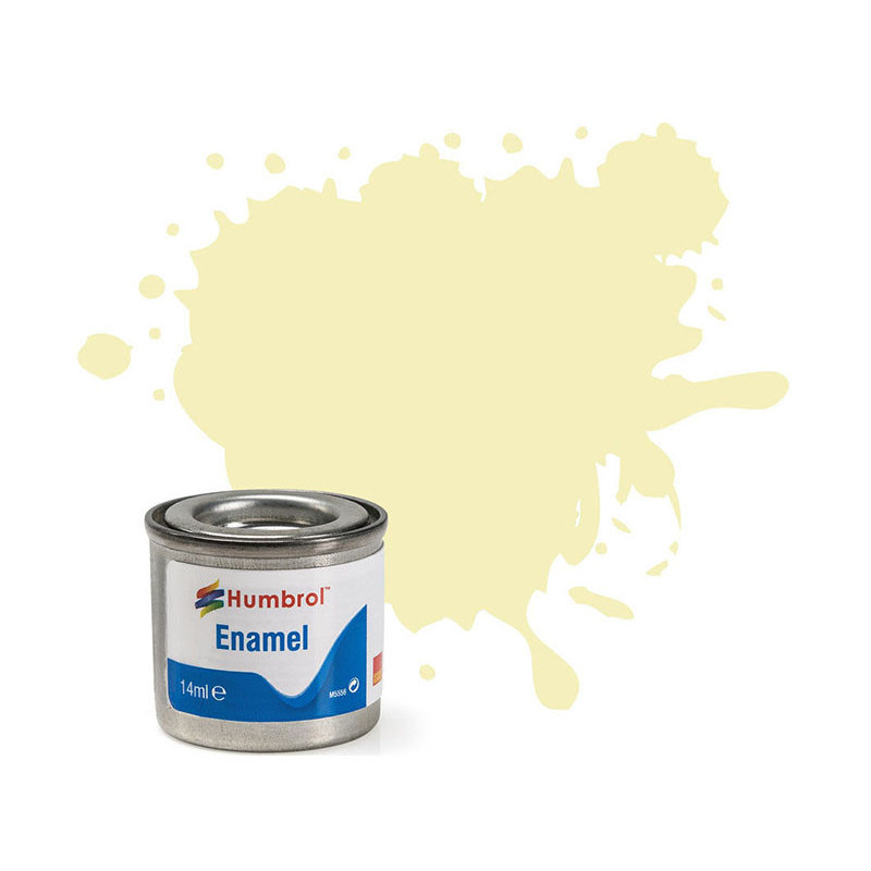 Humbrol 41 - Gloss ivory (ivoire brillant) - peinture enamel 14ml AA0446