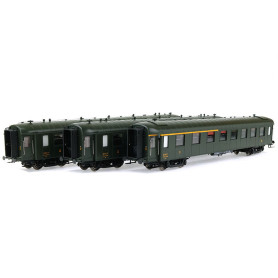 Coffret 3 voitures Ocem Sud-Est SNCF ép. IIIb échelle HO - REE VB-269