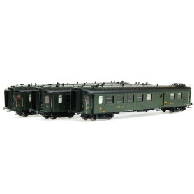 Coffret 3 voitures Ocem Sud-Est ETAT ép. II échelle HO - REE VB-267