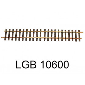 Rail droit 600 mm - échelle G 1/22,5 - LGB 10600