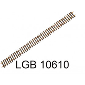 Rail droit 1200 mm - échelle G 1/22,5 - LGB 10610