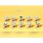 10 chariots de supermarché avec courses - HO 1/87 - PREISER 17224