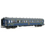 Voiture lit Lx livrée bleue avec éclairage ép. III - SNCF - HO 1/87 - JOUEF HJ4128