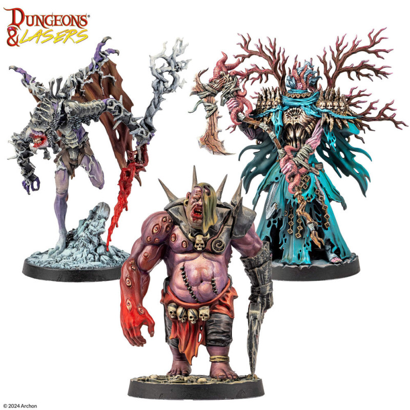 Figurines Dungeons and Lasers : Les Seigneurs de guerre démoniaques - ARCHON STUDIO DNL0095