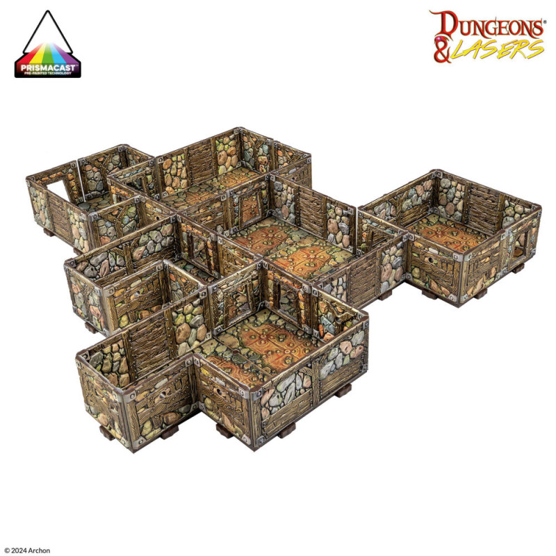 Mines abandonnées : décor pré-peint - ARCHON STUDIO DNL0098
