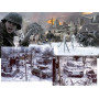 Scène de bataille diorama Bastogne décembre 1944 - WWII - Italeri 6113