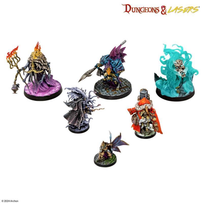 Figurines Dungeons & Lasers : Victimes de la folie - ARCHON STUDIO DNL0103