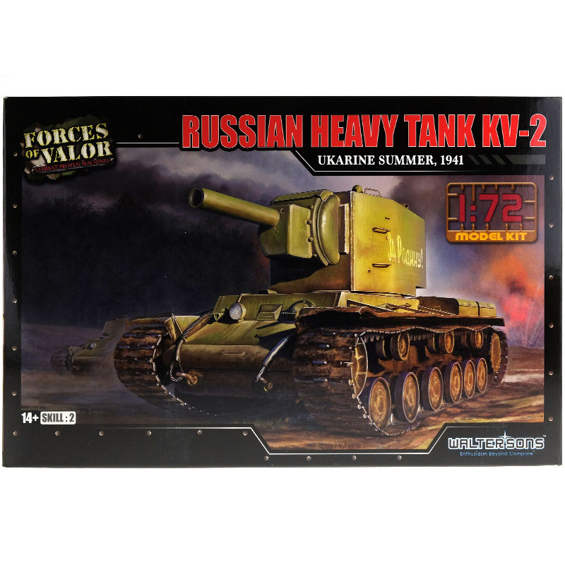 Heavy Tank KV-2, Ukarine Summer 1941 WWII - échelle 1/72 - FORCES OF VALOR 873003