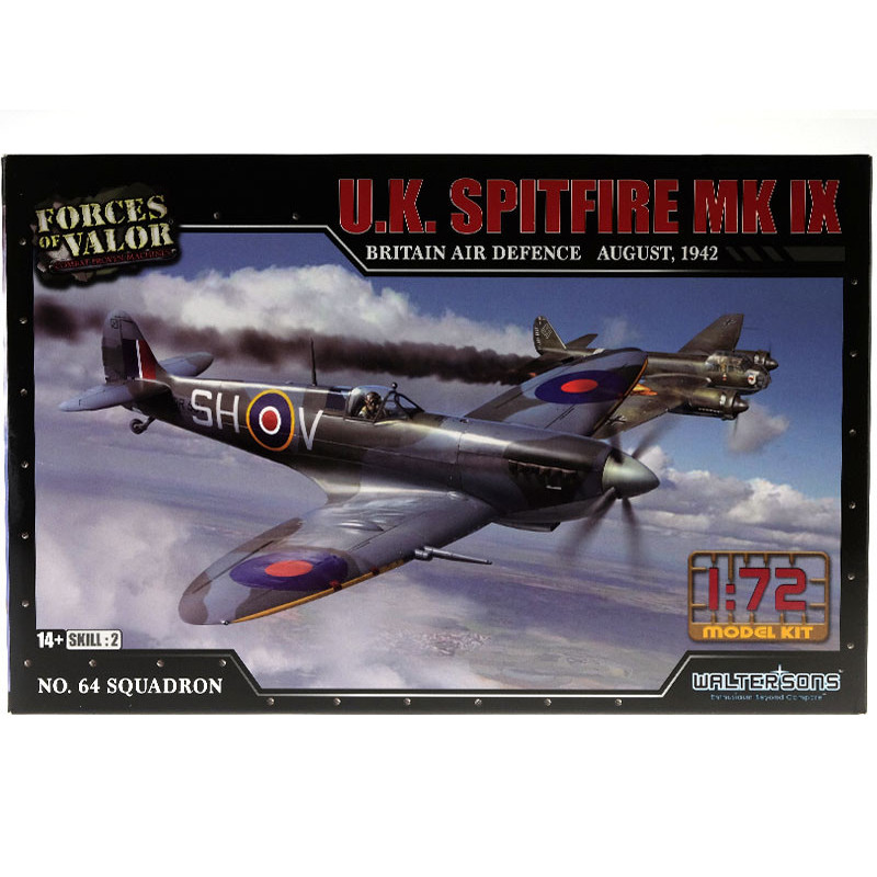 Spitfire MK IX August 1942 WWII - échelle 1/72 - FORCES OF VALOR 873009