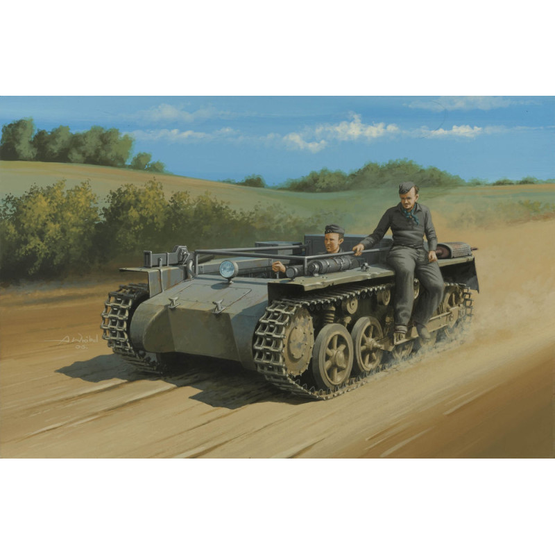 Panzer Kpfw.1 Ausf.A allemand sans superstructure - 1/35 - HOBBY BOSS 80144
