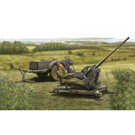 Canon Flak 38 de 2 cm, version tardive/Sd. Ah 51 - 1/35 - HOBBY BOSS 80148