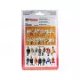 24 voyageurs assis à peindre - échelle O 1/43 - PREISER 65602
