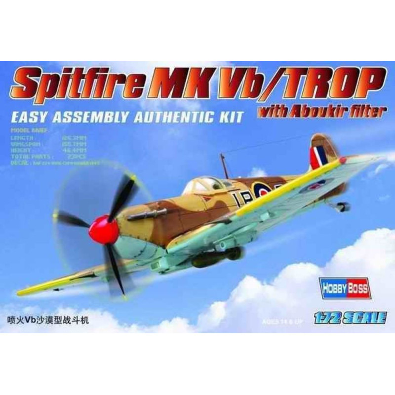 Spitfire MK.Vb TROP - 1/72 - HOBBY BOSS 80214