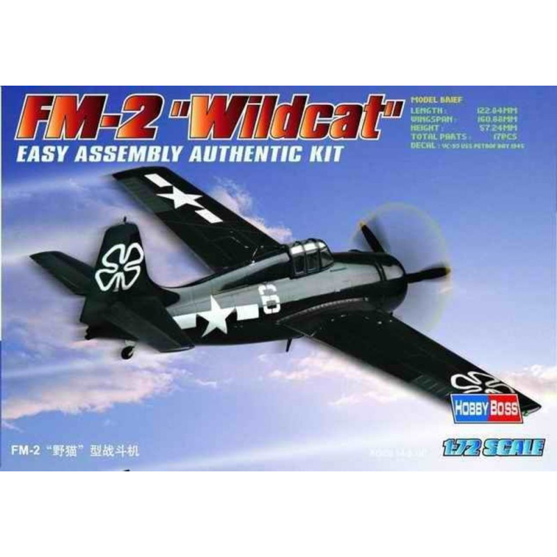 FM-2 ''Wildcat'' - 1/72 - HOBBY BOSS 80222