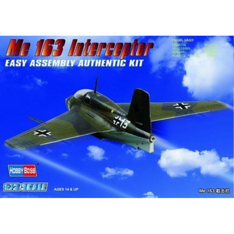 Chasseur allemand Me 163 - 1/72 - HOBBY BOSS 80238