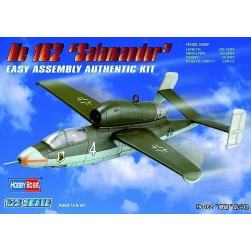 He162 'Salamandre' - 1/72 - HOBBY BOSS 80239