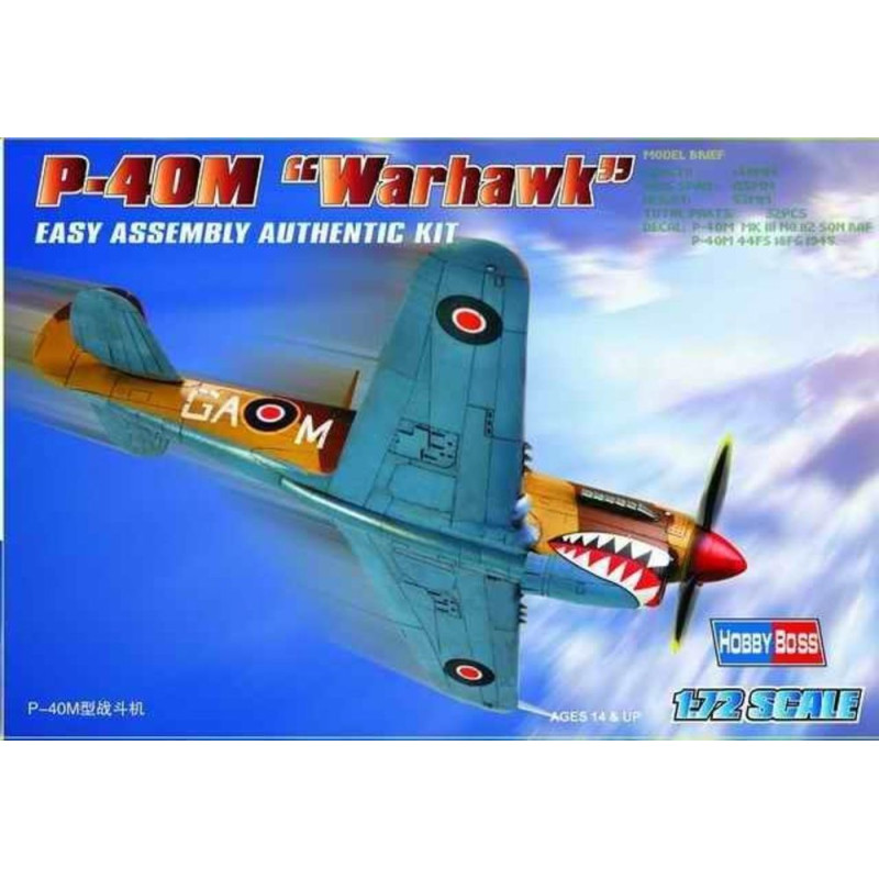 P-40M « Kitty Hawk » - 1/72 - HOBBY BOSS 80251