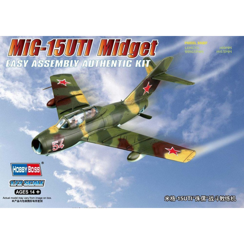 MiG-15UTI Midget - 1/72 - HOBBY BOSS 80262