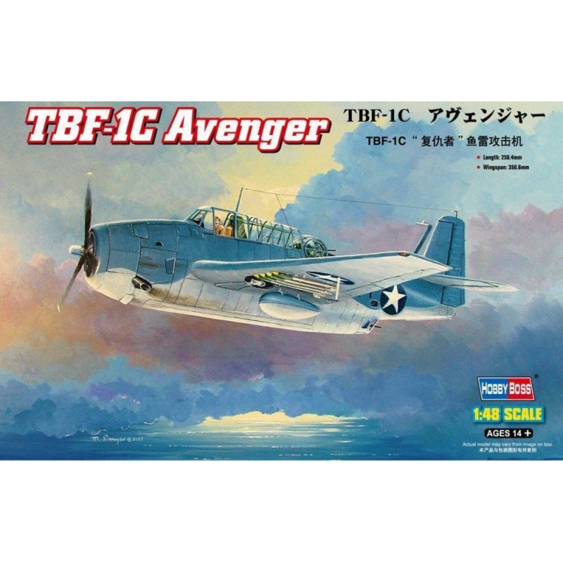 Grumman TBF-1C Avenger - 1/48 - HOBBY BOSS 80314
