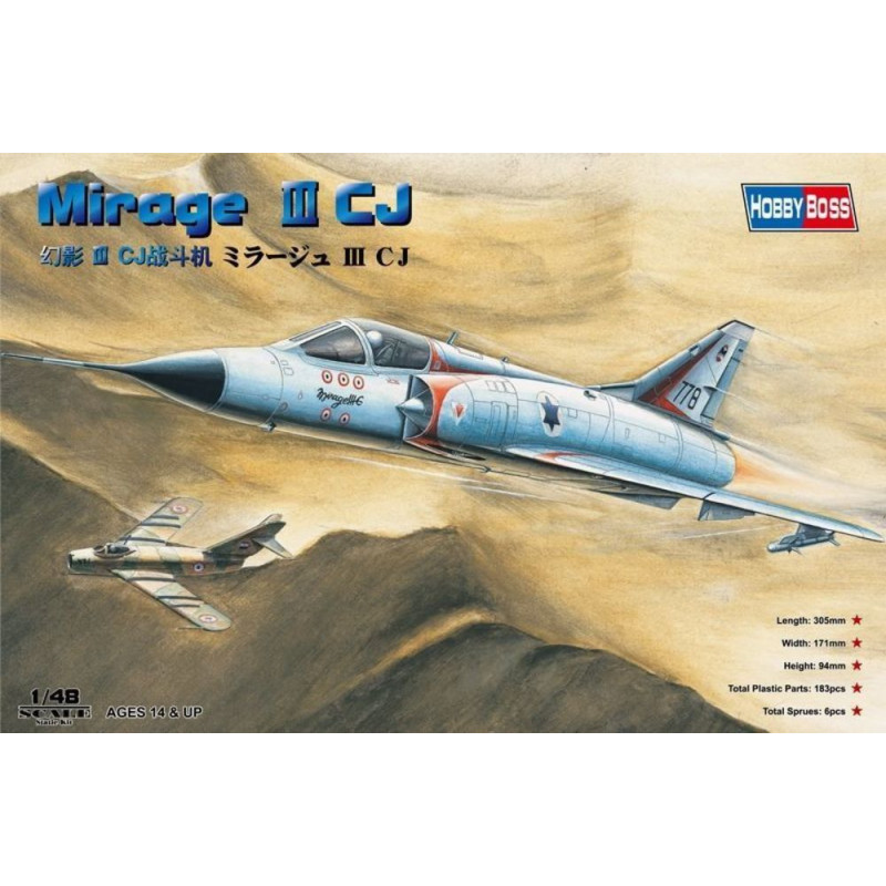 Chasseur Mirage IIICJ - 1/48 - HOBBY BOSS 80316