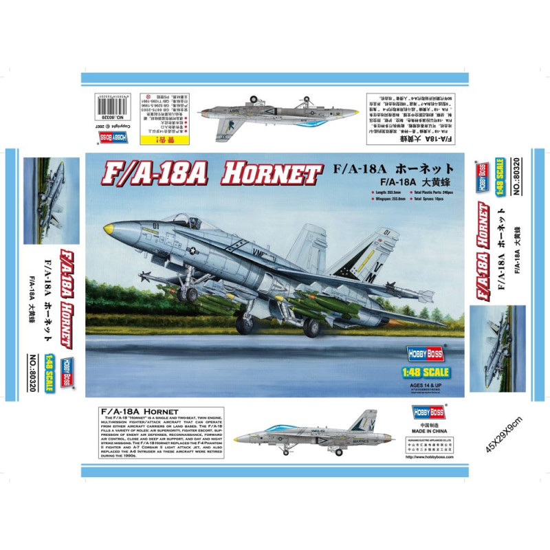 F/A-18A Hornet - 1/48 - HOBBY BOSS 80320