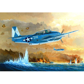 Bombardier-torpilleur TBM-3 Avenger - 1/48 - HOBBY BOSS 80325