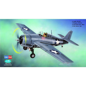 Chasseur F4F-4 Wildcat - 1/48 - HOBBY BOSS 80328