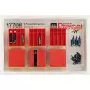 6 casiers pour caserne de pompiers + accessoires - échelle HO 1/87 - PREISER 17708