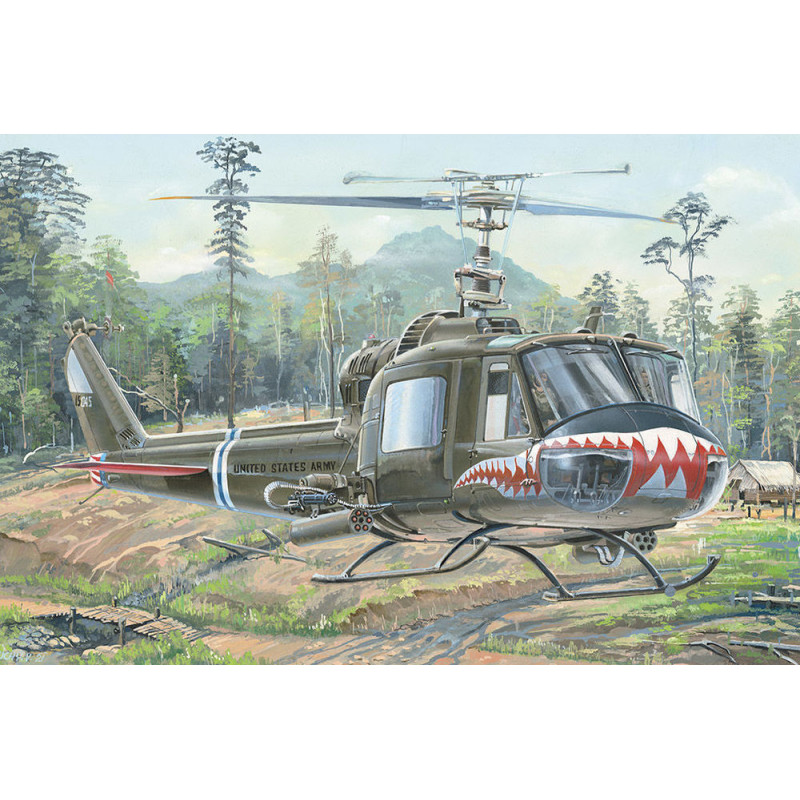 UH-1 Huey B/C - 1/18 - HOBBY BOSS 81807