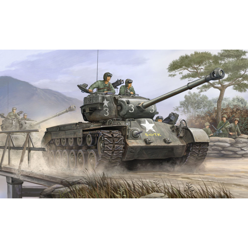 Char lourd M26A1 Pershing - 1/35 - HOBBY BOSS 82425