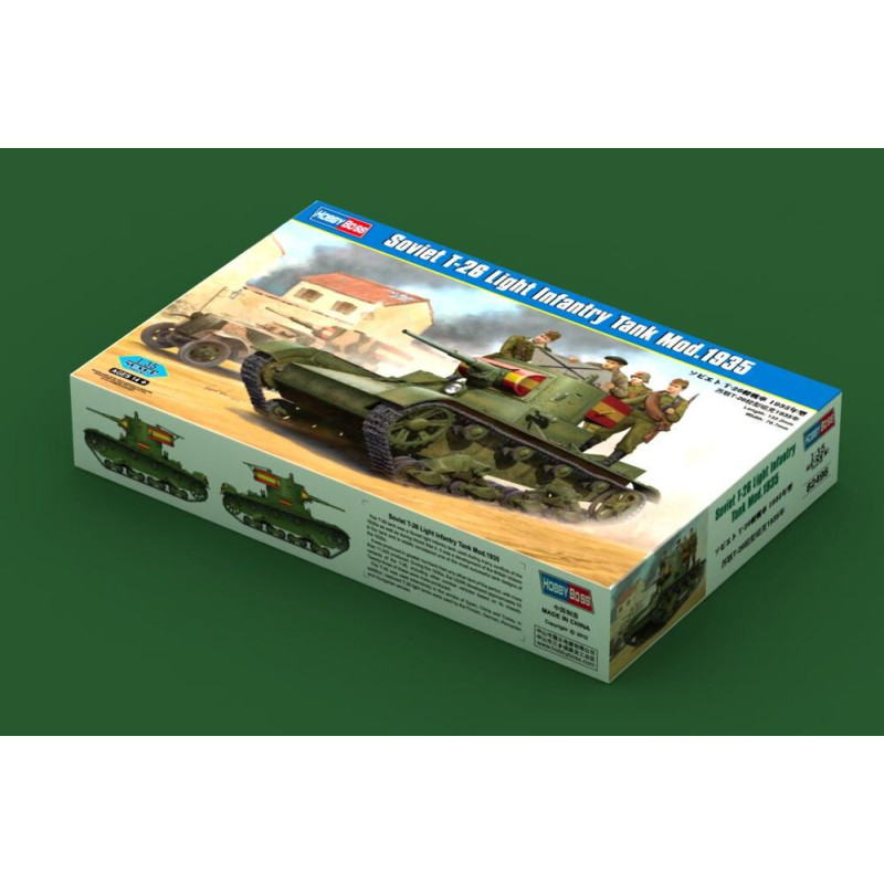 Char d'infanterie léger soviétique T-26 Mod.1935 - 1/35 - HOBBY BOSS 82496