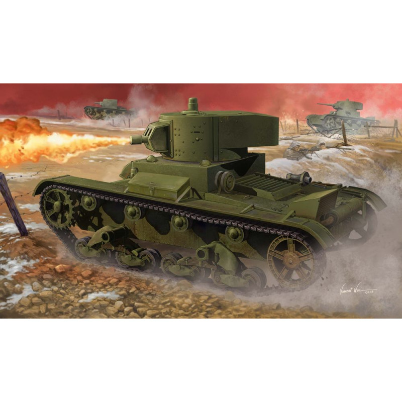 OT-130 soviétique, char lance-flammes - 1/35 - HOBBY BOSS 82498